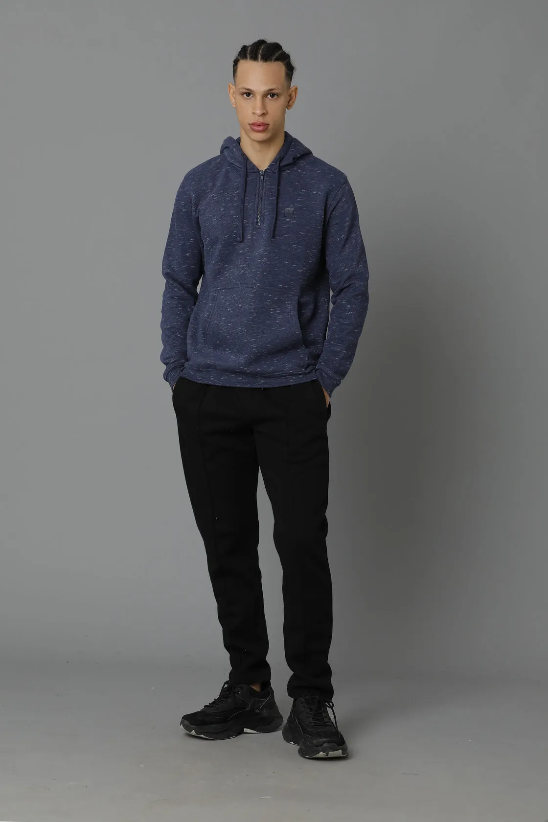 Voi Jeans Mens Regular Fit Navy Romance Sweatshirt