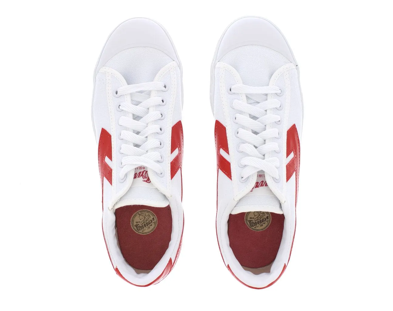 WARRIOR SHOES WB-1 // WHITE/RED