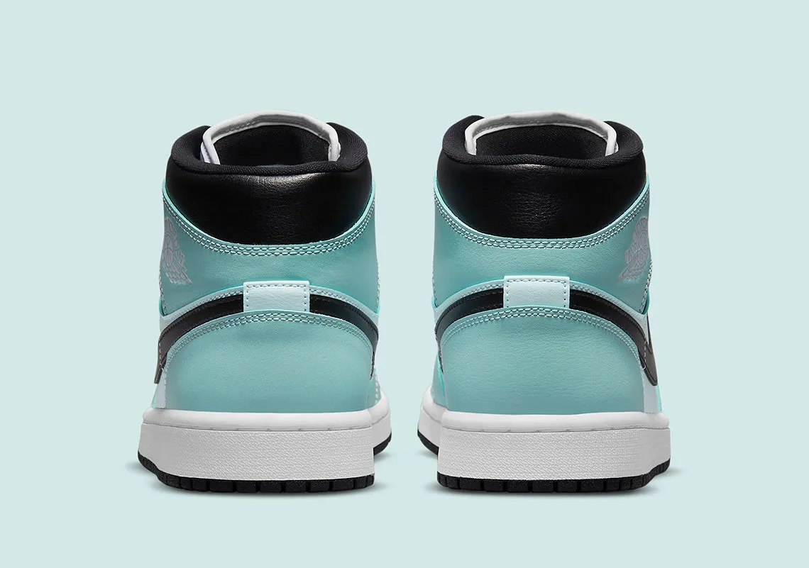 Women's Air Jordan 1 Mid "Aqua Blue Tint" (Light Dew/Teal Tint/White)(BQ6472-300)