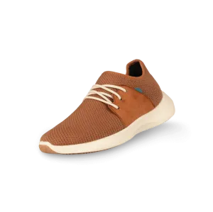 Women's Everyday Classic - Caramel Brown on Off White