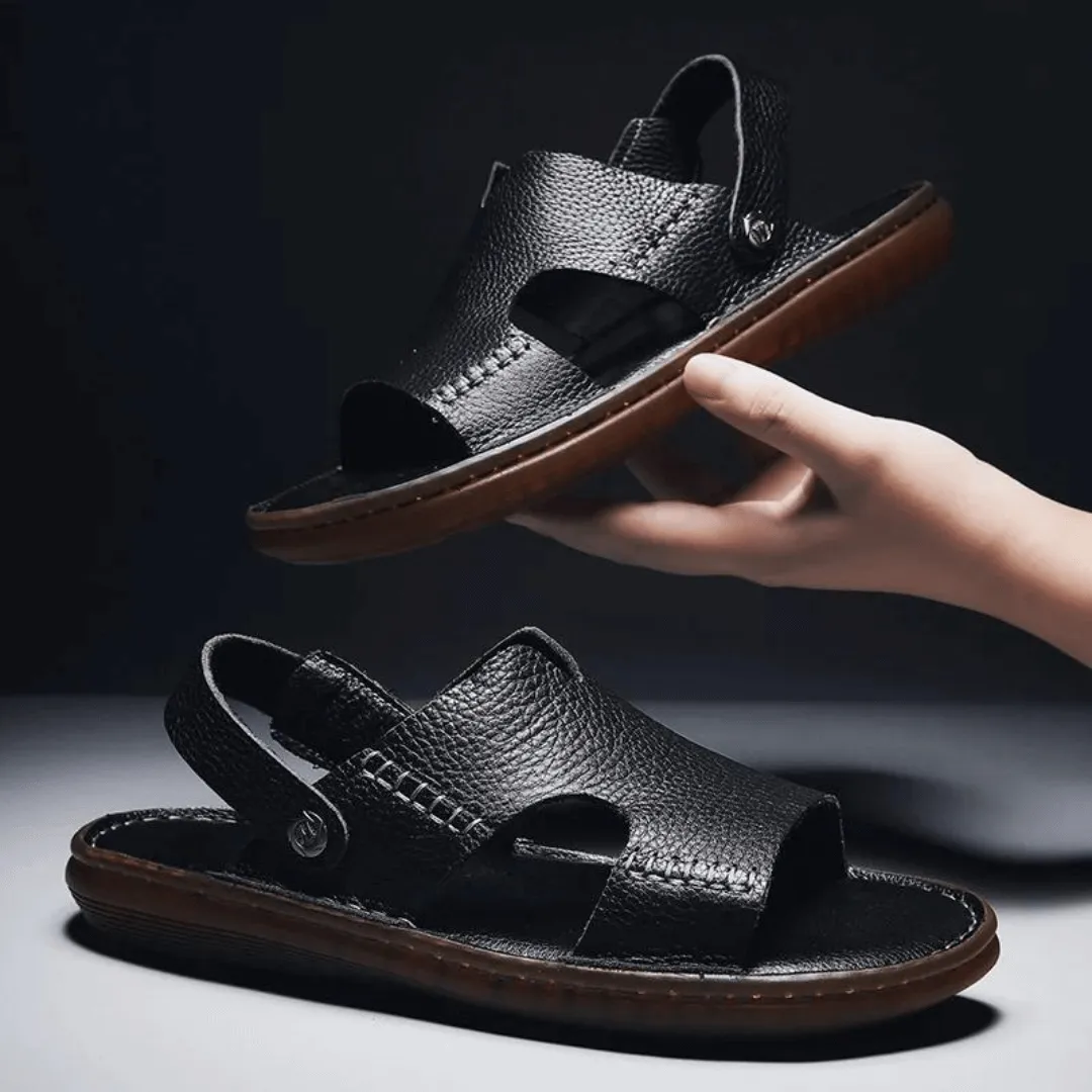 Women's Leather Strap Sandals