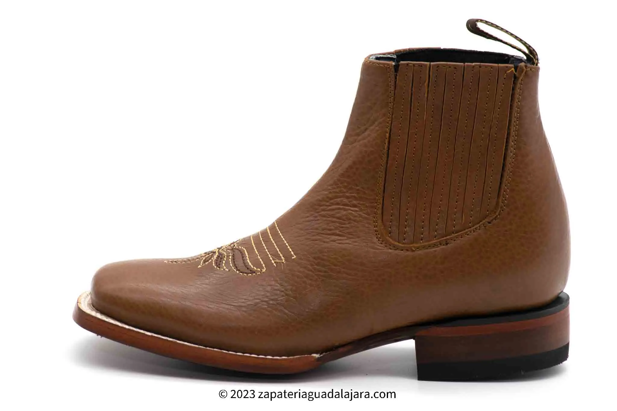 WOMEN'S WIDE SQUARE TOE HIMALAYA HONEY LEATHER BOOT -209251