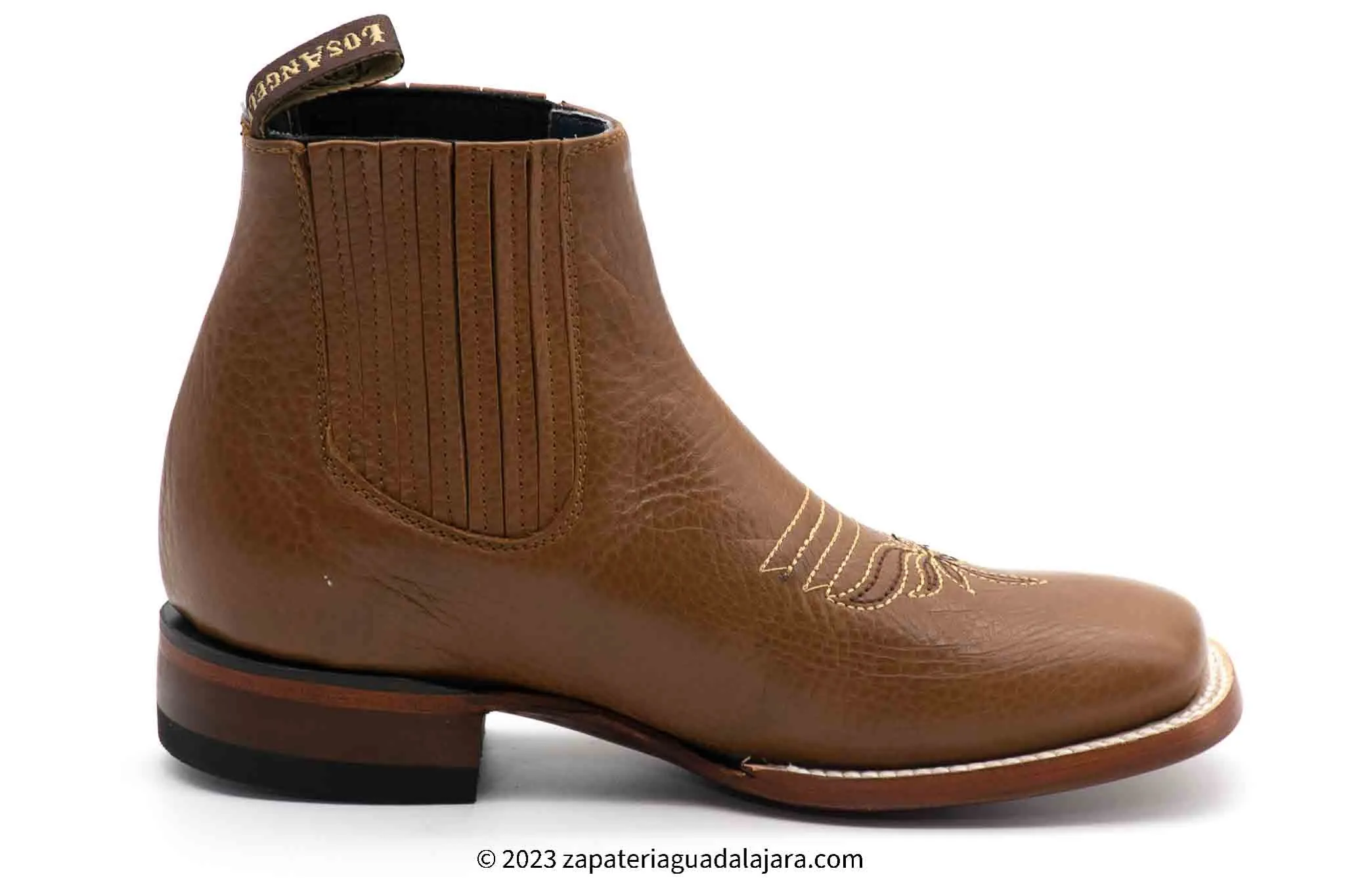 WOMEN'S WIDE SQUARE TOE HIMALAYA HONEY LEATHER BOOT -209251
