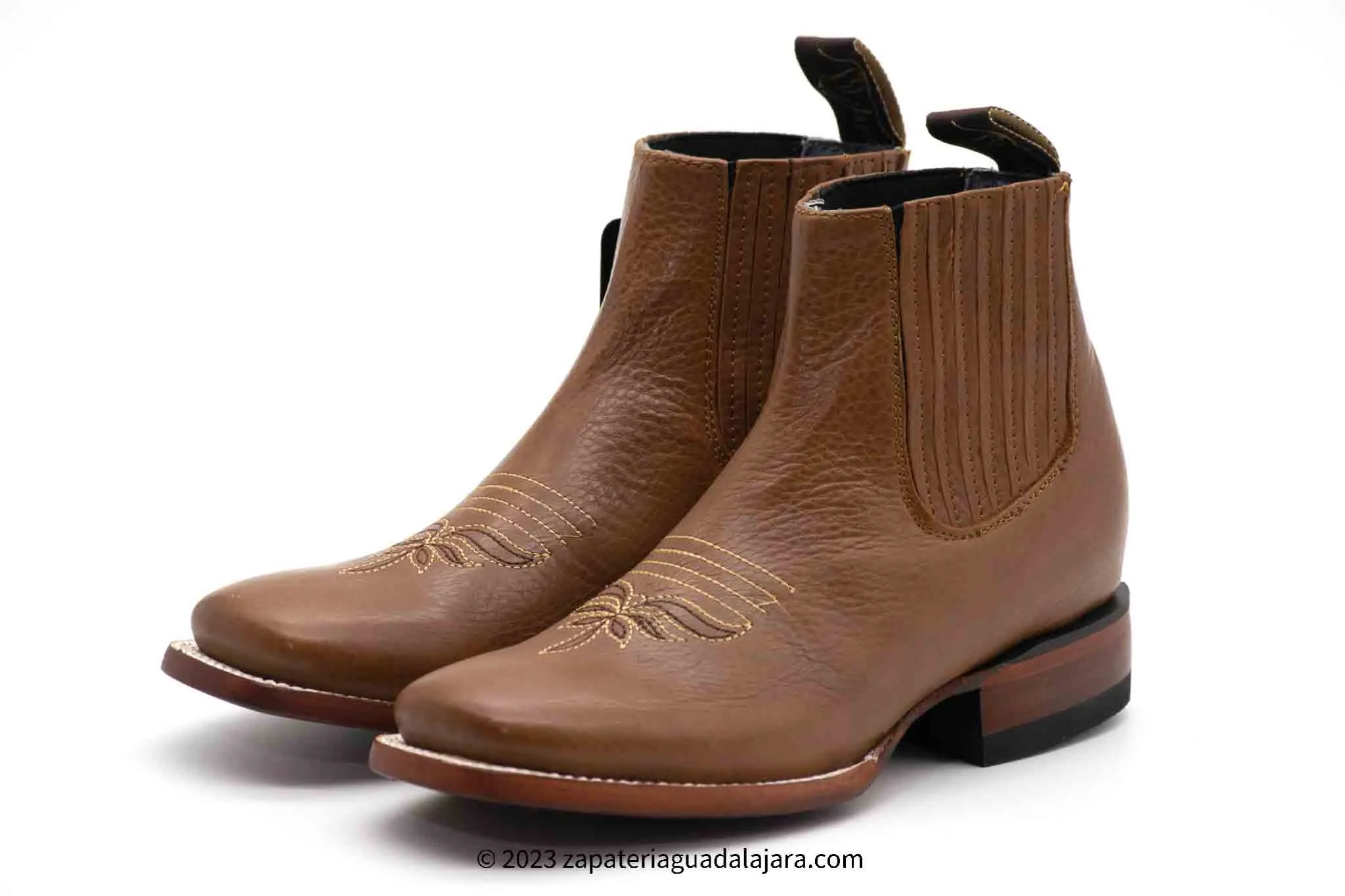 WOMEN'S WIDE SQUARE TOE HIMALAYA HONEY LEATHER BOOT -209251