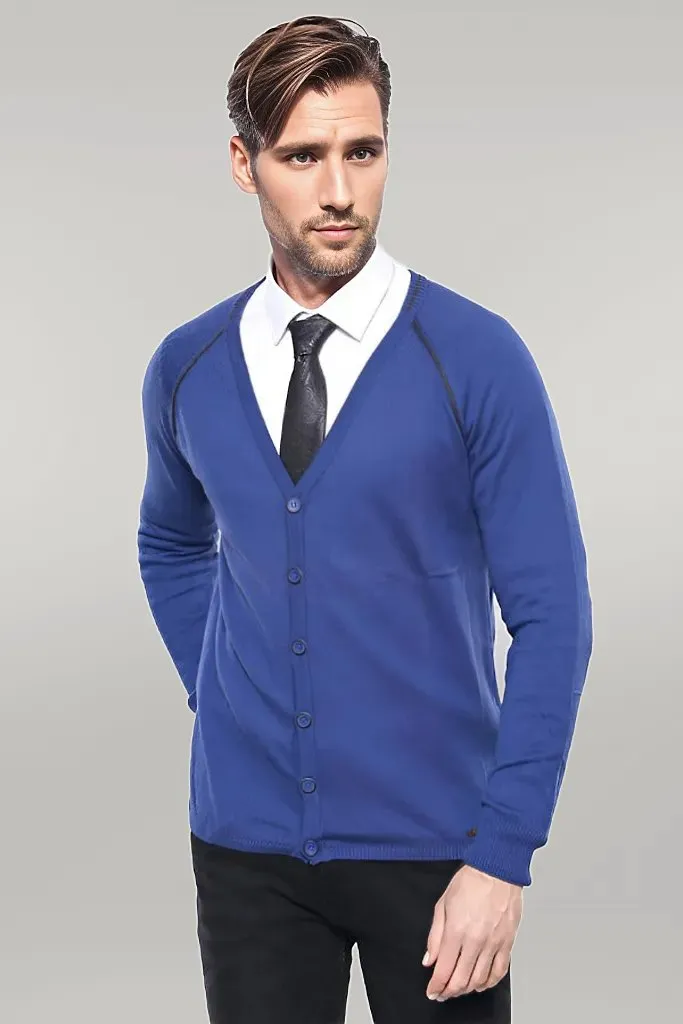 WSS Indigo Cotton Men's Knitwear  - Singen