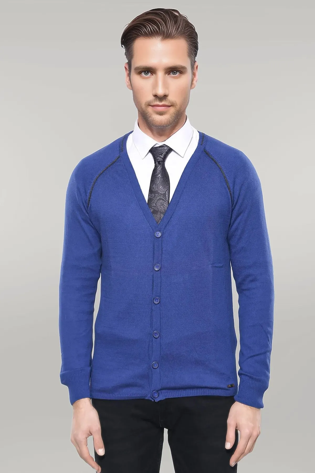 WSS Indigo Cotton Men's Knitwear  - Singen