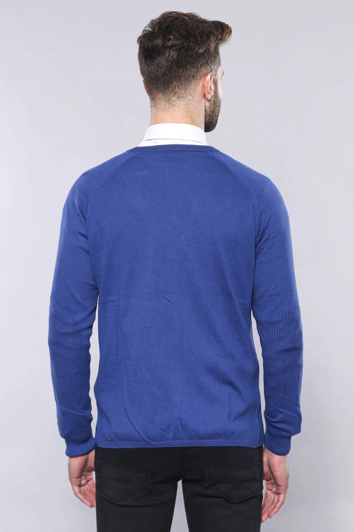 WSS Indigo Cotton Men's Knitwear  - Singen