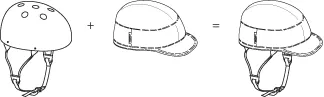 Yakkay Helmet - Paris Blue Red