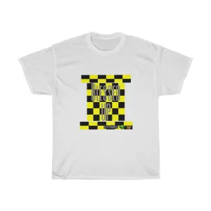 Yellow Checkered w/Grey " Blessed Up" Tee 